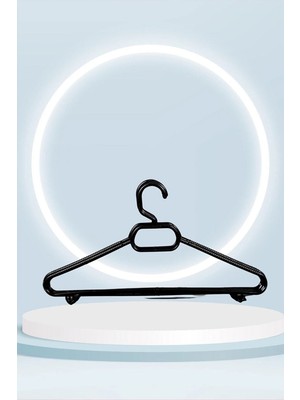 Mikasso Plastik Elbise Askısı 12 Adet Elbise Askılığı Askılık Etek Askısı Plastik Yeşil