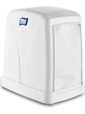 Mikasso Peçetelik Dikey Dispenser Peçete Kutusu Cafe, Restaurant, Otel, Ev Için Masaüstü Dispanser Beyaz Pla