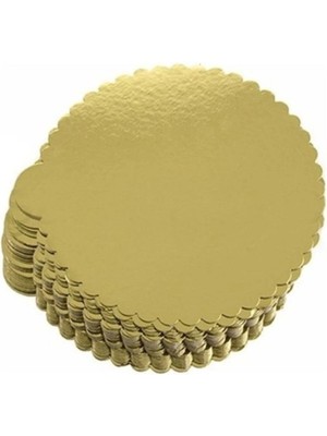 Mikasso Pasta Altlığı Gold Mendil Kalın 20 cm - 10 Adet Altın