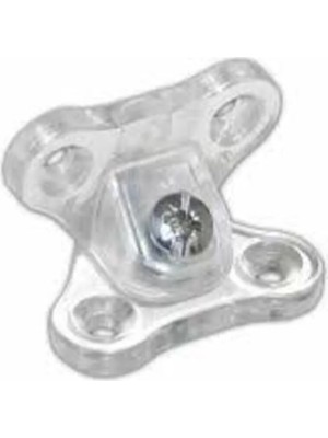 Mikasso Kendin Tasarla Ahşap Açılı Çektirme Şeffaf Kelebek Bağlantı 10'lu