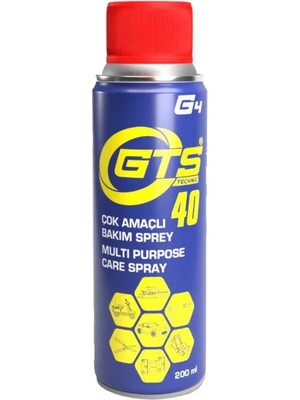 Mikasso Gts-40 Çok Amaçlı Pas Sökücü Yağlayıcı Sprey 200ML 200 ml Tekli