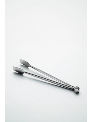 Mikasso Uzun Paslanmaz Çelik Izgara Maşası (33 Cm) Paslanmaz Çelik Gri