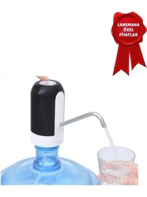 Mikasso Şarjlı Cam & Plastik Damacana Pompası Tek Motorlu Beyaz