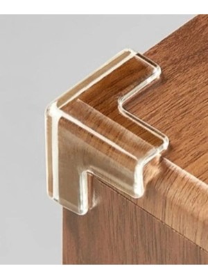 Mikasso 8'li Set Silikon Şeffaf Masa Kenarı Koruma Atı Plastik Şeffaf Tr