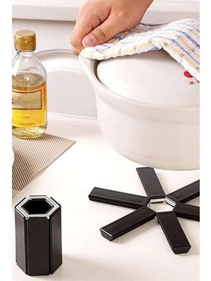 Mikasso Katlanır Portatif Tasarım Nihale Masa Yanma Önleyici Yer Kaplamayan Nihale 1 Adet