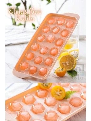 Mikasso Elmas Buzluk Plastik Kalıpları Buz Kalıbı Elmas Buz Kalıpları Ev Bar Parti Kullanımı Buz Küpü Plasti