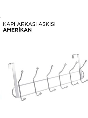Mikasso Kapı Arkası Askısı Amerikan Beyaz