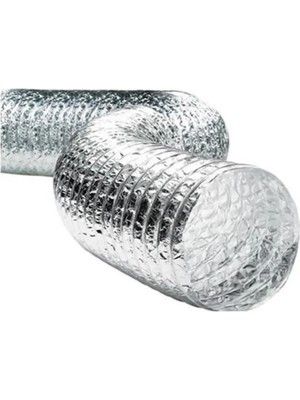 Mikasso Aspiratör Borusu 2m Alüminyum Aspiratör Borusu Davlumbaz Havalandırma Borusu