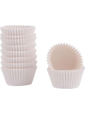 Mikasso 3 No Muffin Cupcake Beyaz Kağıt Kapsül (40X30) - 500'LÜ Kağıt Beyaz