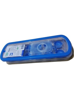 Mikasso Bade Yapışmaz Buzluk – Mavi Plastik