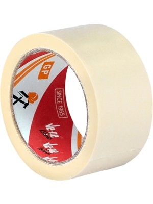 Mikasso | Gp Maskeleme Bandı, 48 mm x 30 M, Bej, Krepe Kâğıt Tabanlı, Boya Uygulamaları Için Ideal Bej