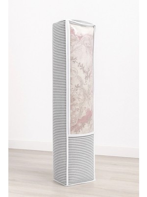 Mikasso 6 M² Halı Hurcu, Fermuarlı ve Şeffaf Pencereli Halı Saklama Kılıfı Kumaş Çok Renkli Tr