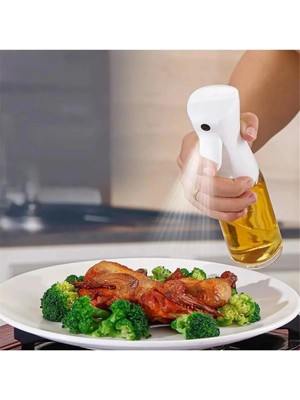Mikasso Sprey Cam Yağdanlık Yağ Püskürtücü Fısfıs 225 ml Beyaz