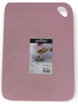 Mikasso Kesim Tahtası Esnek 245MMX346MMX26MM Plastik Pembe