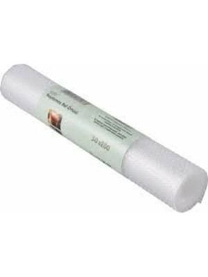 Mikasso Decobella Şeffaf Pvc Raf & Dolap Örtüsü 30X200 cm Plastik Beyaz Tr