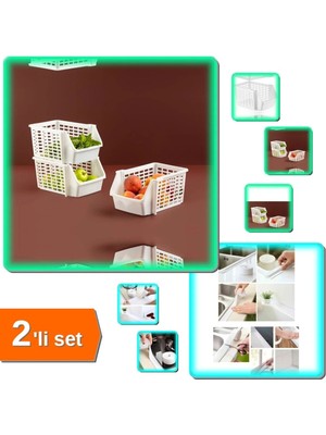 Mikasso Katlı Düzenleyici - Kat Kat Düzenleyici + Su Sızdırmaz Bant Lavabo Kenar Bandı 3.2m - 2li Set Y3J3H5