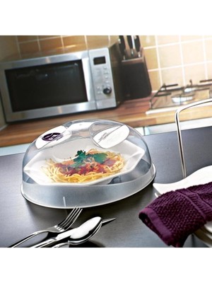 Mikasso 24 cm Mikrodalga Fırın Kapağı Plastik Çok Renkli