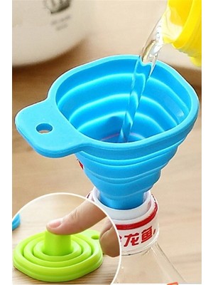 Mikasso Mini Akordiyon Huni Katlanabilir Huni 7X7X9CM Silikon