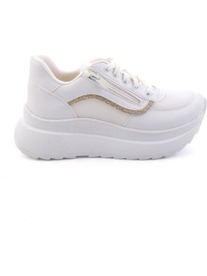 Bambi Beyaz  Kadın Sneaker K01709060409