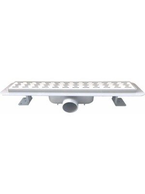 Mikasso Slot Model Izgaralı Duş Kanalı 40 cm - 40 cm - Paslanmaz - Çelik Paslanmaz Çelik