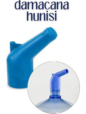 Mikasso Damacana Su Boşaltma Aktarma Hunisi Plastik Mavi