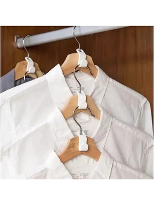 Mikasso Dolap Içi Askı Düzenleyici Aparat – Yer Tasarrufu Kancası Plastik Beyaz Tr