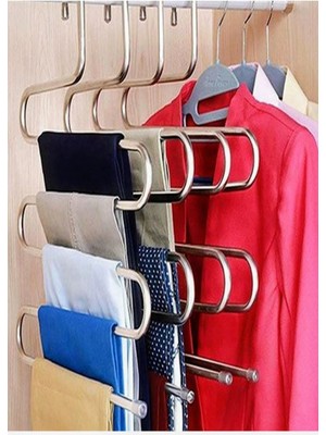 Mikasso 5 Li Pantolon Askısı 2 Adet Metal