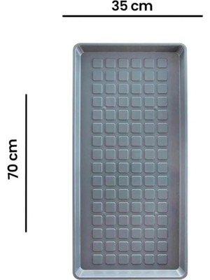 Mikasso 1AD Ayakkabı Tepsisi Saksılık Hayvan Çocuk Hırdavat Tezgah Altı Dolap Içi Plastik Altlık Düzenleyici