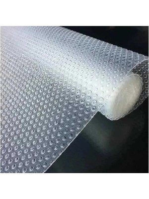 Mikasso 3mt Kaymaz Raf Örtüsü Dolap Düzenleyici Eva Örtü Plastik Şeffaf Tr