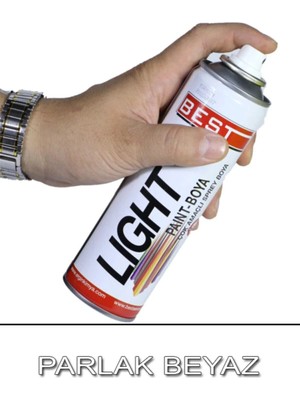 Mikasso Lıght Sprey Boya 250 ml Beyaz Beyaz