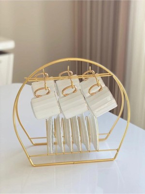 Mikasso Fincan Askılığı Standı Plastik Tr Çok Renkli