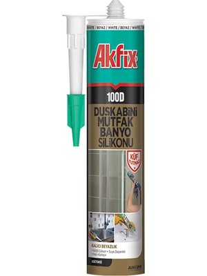 Mikasso 100D Beyaz Duşakabin Silikonu 310ML