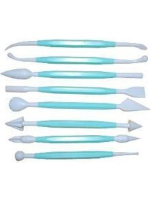 Mikasso Pasta Dekor Süsleme Şekil Verme Seti 16 Farklı Uç 2 Adet Plastik