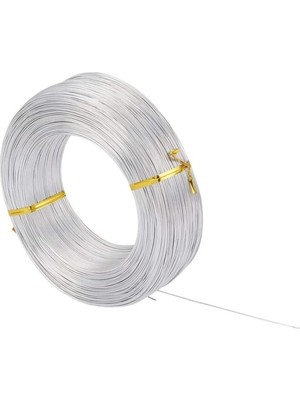 Mikasso 10 Metre Alüminyum Tel - 0,6mm Kalınlığında Deney Hobi ve Tasarım Teli 10 M