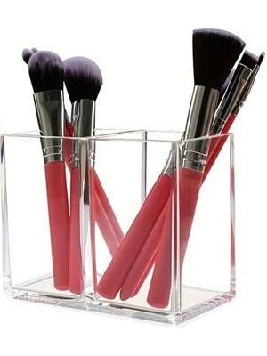 Mikasso 2 Bölmeli Pleksi Organizer Akrilik 10 x 15 Beyaz