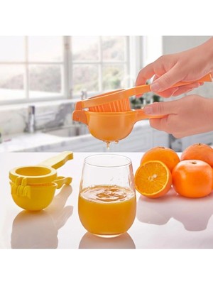 Mikasso Pratik Limon Pres Narenciye Sıkacağı Limon Sıkacağı Sert Plastik Sert Plastik
