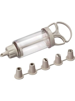 Mikasso Pasta Krema Pompası, Krem Renkli Plastik Krema POMPASI(G01) Plastik