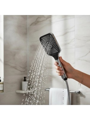Mikasso Duş Telefonu Ekstra Büyük Su Hacimli Özel El Duşu Duş Başlığı Tazzikleme Fonksiyonlu Kireç Kırıcılı