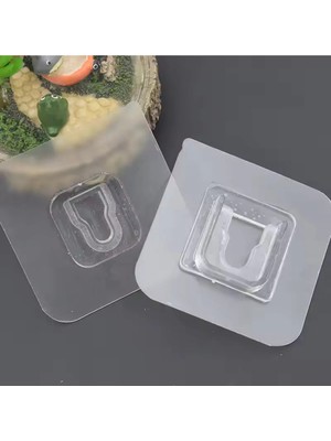 Mikasso 4 Adet Banyo Rafı Organizeri Yapıştırıcı Sticker