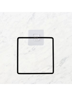Mikasso Yapışkanlı Kolay Montaj Metal Havlu Askıları 3 Model 2 Renk, Delmeye Vidalamaya Son! Metal Siyah