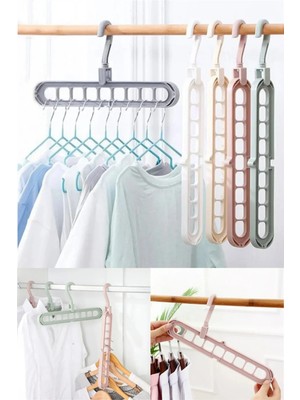 Mikasso Çok Fonksiyonlu Dolap Içi Düzenleyici Bölmeli Askı Organizer Belirtilmemiş Çok Renkli Tr