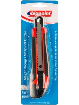 Mikasso BP451 Maket Bıçağı Geniş Soft 2 Yedekli