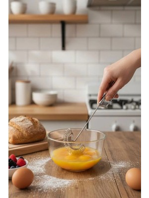 Mikasso Yeni Nesil Paslanmaz Çelik Çırpıcı, Yumurta Çırpıcı, Kek Çırpıcı, Çelik Çırpıcı Paslanmaz Çelik
