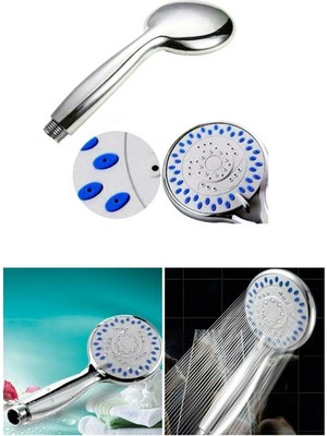 Mikasso Onyon Duş Başlığı 4 Fonksiyonlu Masajlı Duş Başlığı Duş Banyo Küvet Duşakabin Su Batarya Plastik