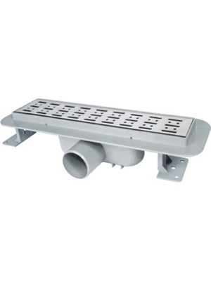 Mikasso Paslanmaz Duş Kanalı 30 cm Yer Süzgeci Duş Izgarası