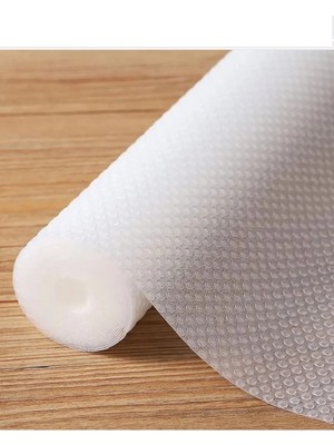 Mikasso Eva Kaydırmaz 45CM 3 mt Şefaf Dolap Içi Çekmece Raf Örtüsü. Plastik Şeffaf Tr