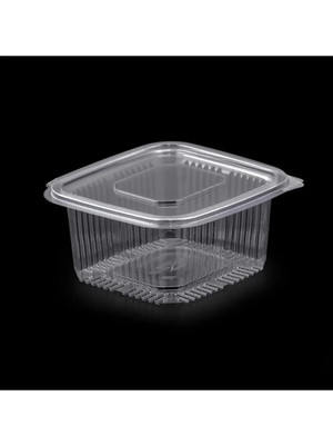 Mikasso Plastik Sızdırmaz Kap 500 gr 25 Adet Plastik Beyaz