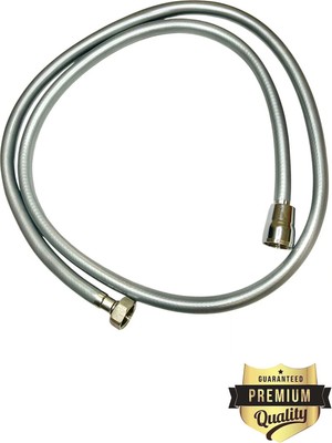 Mikasso Banyo Duş Hortumu Yüksek Kalite Kopmaz Armatür ve Duş Başlığı Için Spiral Hortum 150CM Gri Plastik