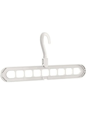 Mikasso Çok Fonksiyonlu Sihirli Askı 3 Adet Plastik Gri