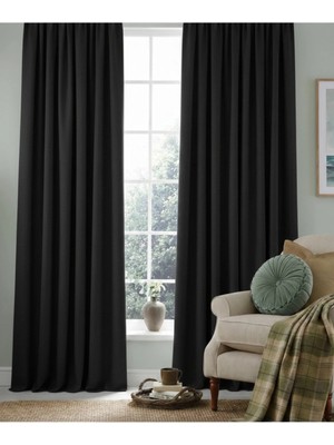 NS Ehli Tacir Siyah Blackout Işık Geçirmez Termal Karartma Güneşlik Perde (EN X BOY)